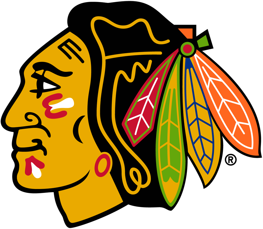 Chicago Blackhawks 1989 90-1995 96 Primary Logo iron on paper